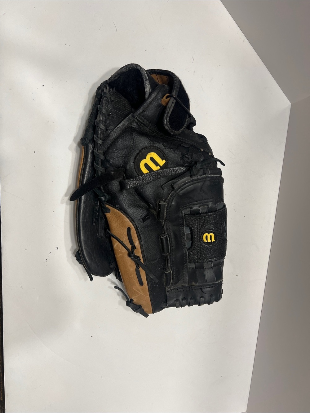 Wilson Black and Tan Leather Baseball Glove